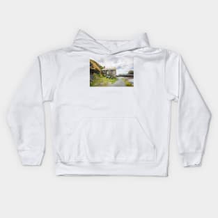 Harbour Cottage, Mullion Cove, Cornwall Kids Hoodie